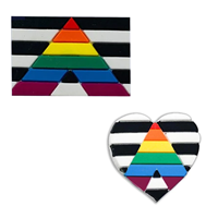 Pride Silicone Pins -  straightally
